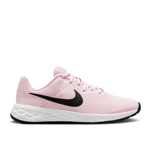 【 NIKE REVOLUTION 6 GS 'PINK FOAM' / PINK FOAM BLACK 】 レボリューション ピンク 黒色 ブラック ジュニア キッズ ベビー マタニティ スニーカー ナイキ