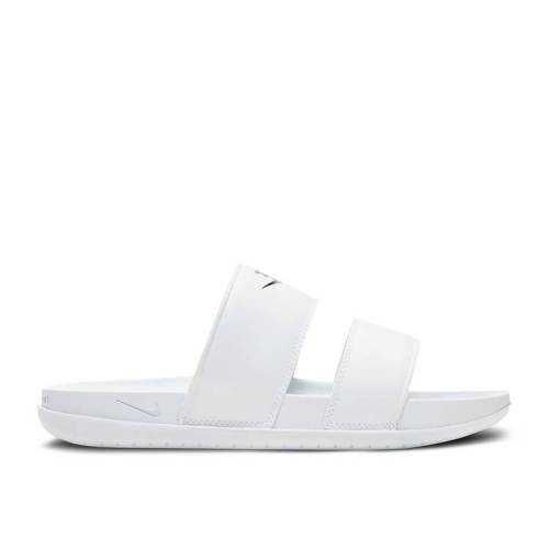 【 NIKE WMNS OFFCOURT DUO SLIDE 'WHITE BLACK' / WHITE WHITE BLACK 】 サンダル 白色 ホワイト 黒色 ブラック スニーカー レディース ナイキ|スニケス