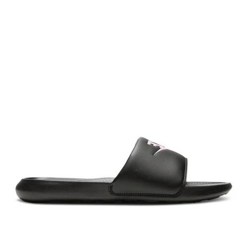 【 NIKE WMNS VICTORI ONE SLIDE \u0027BLACK LIGHT ARCTIC PINK\u0027 / BLACK BLACK LIGHT ARCTIC PINK 】 サンダル 黒いこと 黒いこと サクラ色 スニーカー レディース ナイキ