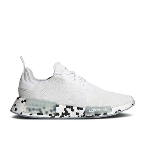 【 ADIDAS NMD_R1 'COLOR SPLASH - WHITE' / CLOUD WHITE SONIC AQUA CLOUD 】 アディダス 白色 ホワイト アクア スニーカー メンズ