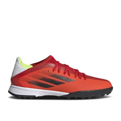【 ADIDAS X SPEEDFLOW.3 TF J 'RED' / RED CORE BLACK SOLAR RED 】 アディダス 赤 レッド コア 黒色 ブラック ジュニア キッズ ベビー マタニティ スニーカー