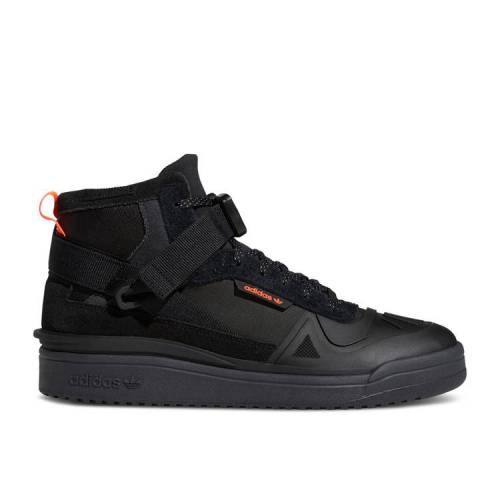 【 ADIDAS FORUM HIGH GTX \u0027CORE BLACK\u0027 / CORE BLACK CARBON SOLAR RED 】 アディダス 討論会 ご機嫌 中核グループ 黒いこと 黒いこと 炭素 赤 赤いこと スニーカー メンズ メンズ靴-スニーカー