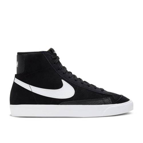 【 NIKE WMNS BLAZER MID \u002777 \u0027BLACK WHITE\u0027 / BLACK WHITE 】 ブレイザー ミッド 黒いこと 黒いこと 白いこと 白いこと スニーカー レディース ナイキ