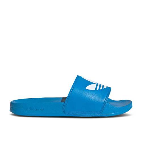 【 ADIDAS ADILETTE LITE SLIDE 'BRIGHT BLUE' / BRIGHT BLUE CLOUD WHITE CLOUD 】 アディダス アディレッタ ライト サンダル 青色 ブルー 白色 ホワイト スニーカー メンズ|スニケス
