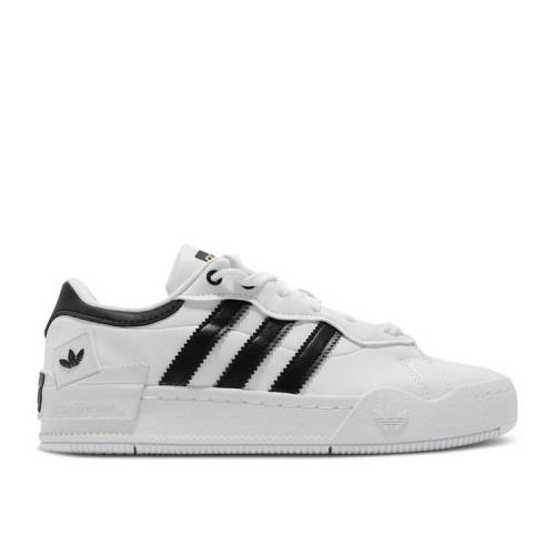 【 ADIDAS WMNS REY GALLE \u0027WHITE BLACK\u0027 / CLOUD WHITE CORE BLACK GOLD 】 アディダス 白いこと 白いこと 中核グループ 黒いこと 黒いこと ゴールド スニーカー レディース