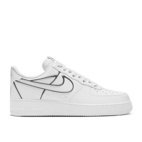 【 NIKE AIR FORCE 1 LOW 'WHITE METALLIC PEWTER' / WHITE WHITE METALLIC PEWTER 】 白色 ホワイト エアフォース スニーカー メンズ ナイキ