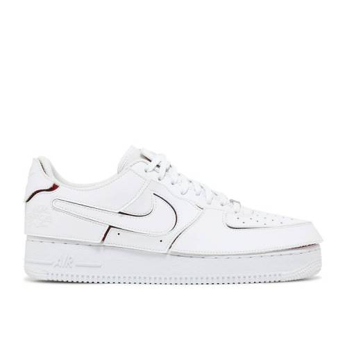 【 NIKE AIR FORCE 1/1 'WHITE VARSITY RED' / WHITE VARSITY RED BLACK WHITE 】 白色 ホワイト 赤 レッド 黒色 ブラック エアフォース スニーカー メンズ ナイキ｜スニケス