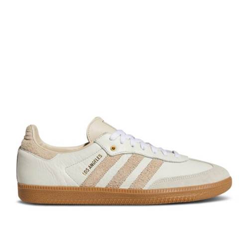 【 ADIDAS LAFC X SAMBA LINEN GUM / OFF WHITE LINEN GUM 】 アディダス ロサンゼルス サンバ 白色 ホワイト スニーカー メンズ