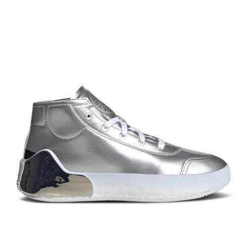 【 ADIDAS STELLA MCCARTNEY X WMNS TREINO MID \u0027SILVER METALLIC\u0027 / SILVER METALLIC SILVER METALLIC 】 アディダス ミッド しろがね色 しろがね色 スニーカー レディース
