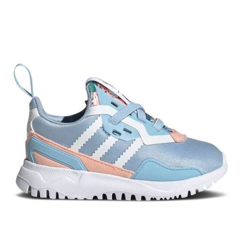 【 ADIDAS HER STUDIO LONDON X ORIGINAL FLEX I 'COLORFUL BLOSSOMS' / HAZE CORAL CLOUD WHITE CLEAR SKY 】 アディダス スタジオ 白色 ホワイト スカイ ベビー|スニケス