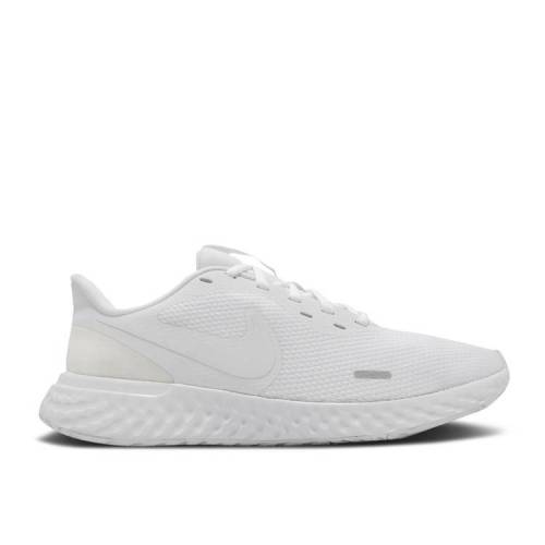 【 NIKE REVOLUTION 5 TRIPLE WHITE / WHITE WHITE WHITE 】 レボリューション 白色 ホワイト スニーカー メンズ ナイキ