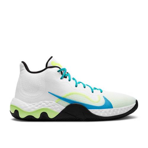 【 NIKE RENEW ELEVATE WHITE VOLT LIGHT BLUE FURY / WHITE BLACK VOLT LIGHT BLUE FURY 】 青色 ブルー 白色 ホワイト 黒色 ブラック スニーカー メンズ ナイキ