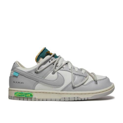 【 NIKE OFF-WHITE X DUNK LOW 'LOT 42 OF 50' / SAIL NEUTRAL GREY LIGHT BONE 】 オフホワイト ダンク 灰色 グレー ダンクロー スニーカー メンズ ナイキ｜スニケス