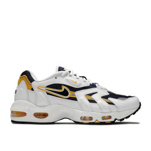 【 NIKE AIR MAX 96 2 'GOLDENROD' / WHITE BLACK MIDNIGHT NAVY 】 マックス 白色 ホワイト 黒色 ブラック 紺色 ネイビー エアマックス スニーカー メンズ ナイキ
