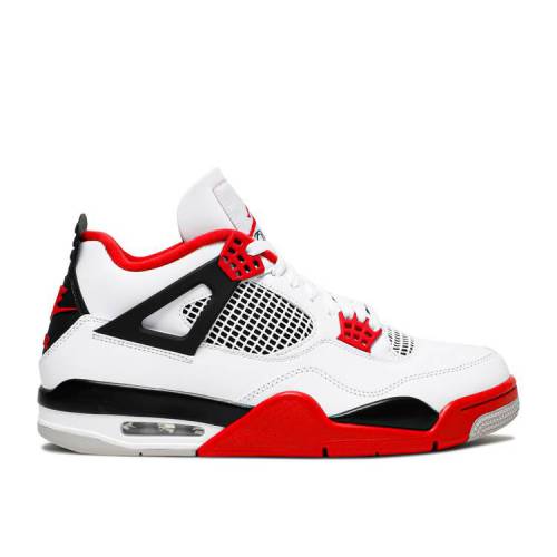【 AIR JORDAN JORDAN 4 RETRO OG 'FIRE RED' 2020 / WHITE BLACK TECH GREY FIRE RED 】 ナイキ 白色 ホワイト 黒色 ブラック テック 灰色 グレー ファイア 赤 レッド エアジョーダン スニーカー メンズ 78,485円