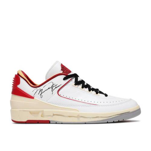 【 AIR JORDAN OFF-WHITE X JORDAN 2 RETRO LOW SP 'WHITE VARSITY RED' / WHITE VARSITY RED BLACK 】 ナイキ オフホワイト 白色 ホワイト 赤 レッド 黒色 ブラック エアジョーダン スニーカー メンズ 140,800円