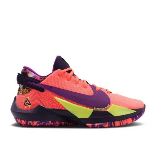 【 NIKE ZOOM FREAK 2 EP \u0027BRIGHT MANGO\u0027 / BRIGHT MANGO VOLT GRAND PURPLE 】 望遠レンズ 地べた 紫 パープル 望遠レンズフリーク スニーカー メンズ ナイキ