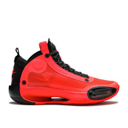 【 AIR JORDAN JORDAN 34 PF 'INFRARED 23' / INFRARED 23 BLACK BLACK 】 ナイキ 黒色 ブラック エアジョーダン スニーカー メンズ|スニケス