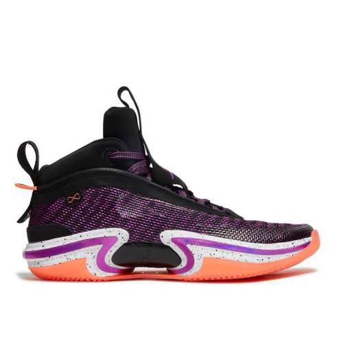 【 AIR JORDAN JORDAN 36 'FIRST LIGHT' / BLACK WHITE BRIGHT MANGO HYPER 】 ナイキ 黒色 ブラック 白色 ホワイト エアジョーダン スニーカー メンズ