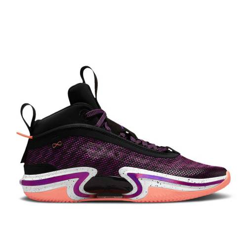 【 AIR JORDAN JORDAN 36 PF 'FIRST LIGHT' / BLACK RACER BLUE COURT PURPLE 】 ナイキ 黒色 ブラック 青色 ブルー コート 紫 パープル エアジョーダン スニーカー メンズ 28,665円