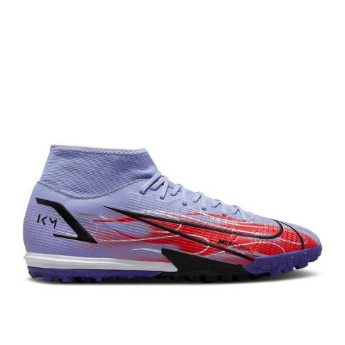 【 NIKE KYLIAN MBAPP・・ X MERCURIAL SUPERFLY 8 ACADEMY TF FLAMES / LIGHT THISTLE INDIGO BURST 】 アカデミー 藍色 インディゴ バースト スニーカー メンズ ナイキ