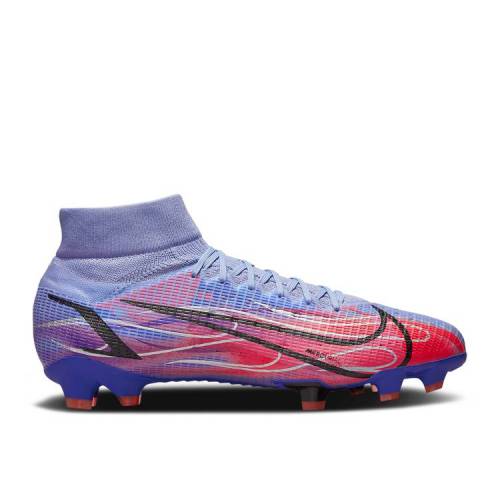 【 NIKE KYLIAN MBAPP・・ X MERCURIAL SUPERFLY 8 PRO FG \u0027FLAMES\u0027 / LIGHT THISTLE INDIGO BURST 】 労働者階級 藍色 インディゴ 張りさける スニーカー メンズ ナイキ