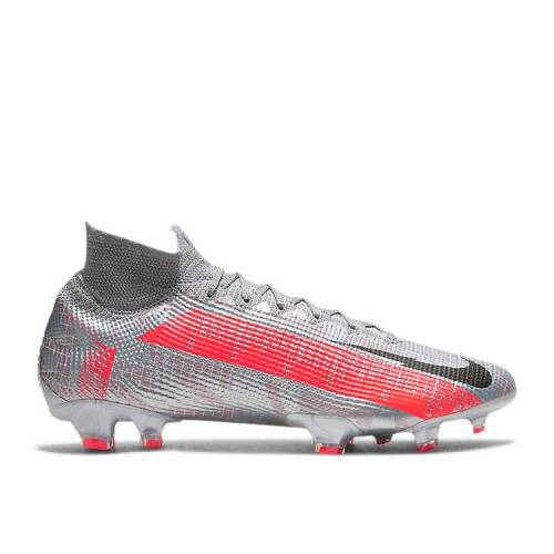【 NIKE MERCURIAL SUPERFLY 7 ELITE FG 'METALLIC GREY CRIMSON' / METALLIC BOMBER GREY PARTICLE 】 エリート 灰色 グレー スニーカー メンズ ナイキ