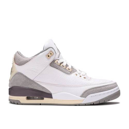 【 AIR JORDAN A MA MANIéRE X WMNS JORDAN 3 RETRO SP 'RAISED BY WOMEN' / WHITE MEDIUM GREY VIOLET ORE 】 ナイキ 白色 ホワイト 灰色 グレー 紫 バイオレット エアジョーダン スニーカー レディース|スニケス