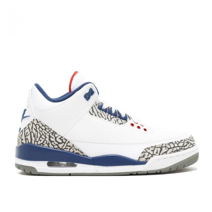 【 AIR JORDAN JORDAN 3 RETRO OG 'TRUE BLUE' 2016 / WHITE FIRE RED TRUE BLUE 】 ナイキ 白色 ホワイト ファイア 赤 レッド 青色 ブルー エアジョーダン スニーカー メンズ