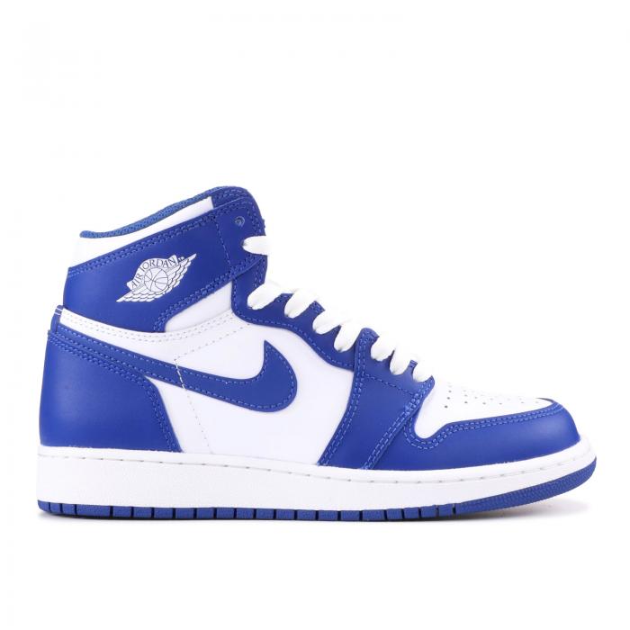 【 AIR JORDAN JORDAN 1 HIGH OG BG 'STORM BLUE' / WHITE STORMBLUE 】 ナイキ ハイ 白色 ホワイト エアジョーダン ジュニア キッズ ベビー マタニティ スニーカー|スニケス