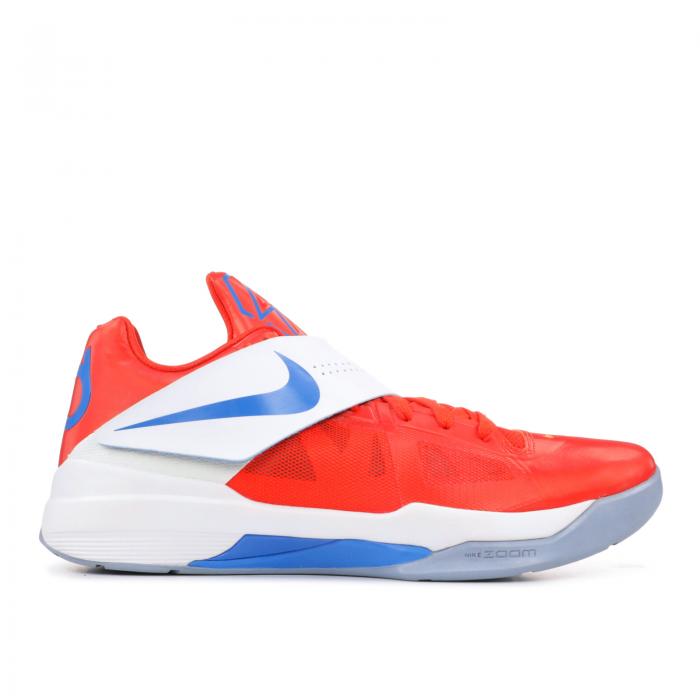 【 NIKE ZOOM KD 4 'CREAMSICLE' / TEAM ORANGE PHOTO BLUE WHITE 】 ズーム チーム 橙 オレンジ 青色 ブルー 白色 ホワイト スニーカー メンズ ナイキ｜スニケス