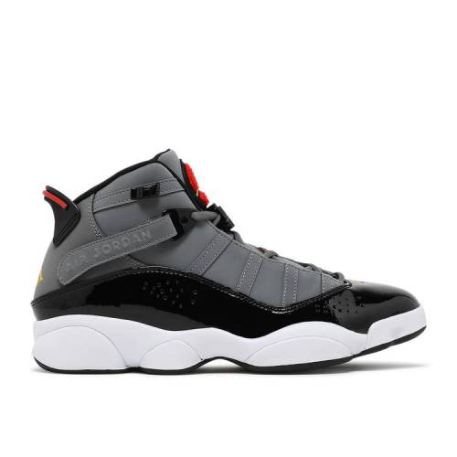 【 AIR JORDAN JORDAN 6 RINGS 'LIGHT GRAPHITE' / SMOKE GREY BLACK CHILE RED 】 ナイキ リング 灰色 グレー 黒色 ブラック 赤 レッド エアジョーダン スニーカー メンズ|スニケス