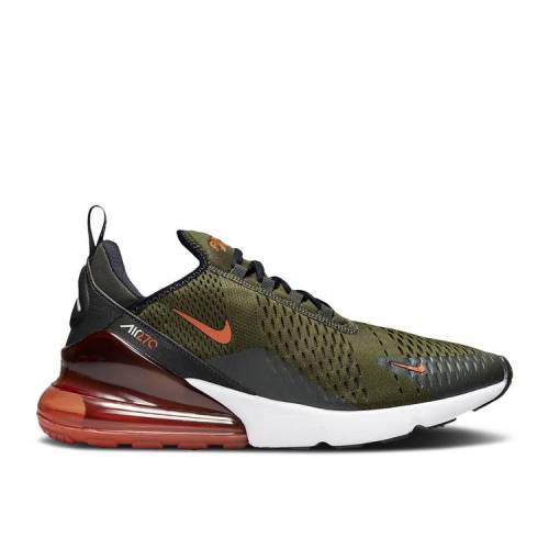 【 NIKE AIR MAX 270 \u0027ROUGH GREEN HOT CURRY\u0027 / ROUGH GREEN SEQUOIA HOT CURRY 】 マックス 緑 緑であること カリー 大気圏マックス スニーカー メンズ ナイキ