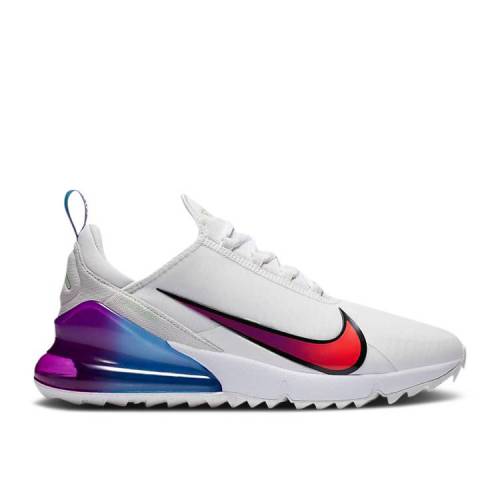【 NIKE AIR MAX 270 GOLF NRG \u0027GRADIENT PACK\u0027 / METALLIC SUMMIT WHITE ORACLE 】 マックス ゴルフ 白いこと 白いこと エア湖マックス スニーカー メンズ ナイキ