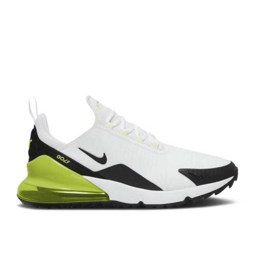 【 NIKE AIR MAX 270 GOLF 'WHITE VOLT' / WHITE BLACK VOLT BARELY VOLT 】 マックス ゴルフ 白色 ホワイト 黒色 ブラック エアマックス スニーカー メンズ ナイキ｜スニケス