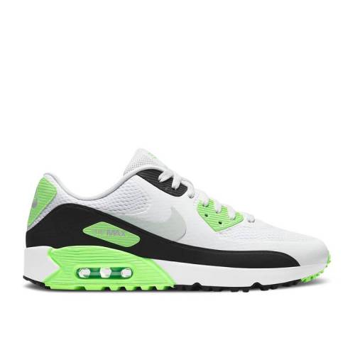【 NIKE AIR MAX 90 GOLF \u0027WHITE FLASH LIME\u0027 / WHITE BLACK FLASH LIME NEUTRAL 】 マックス ゴルフ 白いこと 白いこと 黒いこと 黒いこと 菩提樹 エア湖マックス スニーカー メンズ ナイキ