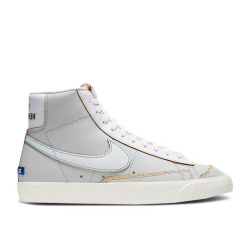 【 NIKE WMNS BLAZER MID '77 'THE NEW WAY' / WHITE FIERCE PURPLE VARSITY 】 ブレイザー ミッド 白色 ホワイト 紫 パープル スニーカー レディース ナイキ