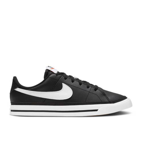 【 NIKE COURT LEGACY GS 'BLACK WHITE' / BLACK GUM LIGHT BROWN WHITE 】 コート レガシー 黒色 ブラック 茶色 ブラウン 白色 ホワイト ジュニア キッズ ベビー マタニティ スニーカー ナイキ|スニケス