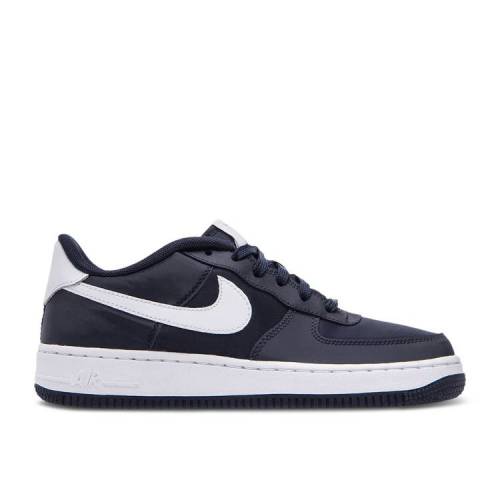 【 NIKE AIR FORCE 1 LOW GS 'VALENTINE'S DAY - OBSIDIAN' / OBSIDIAN OBSIDIAN WHITE BLEACHED 】 白色 ホワイト エアフォース ジュニア キッズ ベビー マタニティ スニーカー ナイキ|スニケス