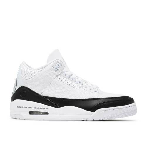 【 AIR JORDAN FRAGMENT DESIGN X JORDAN 3 RETRO SP WHITE / WHITE BLACK WHITE 】 ナイキ 白色 ホワイト 黒色 ブラック エアジョーダン スニーカー メンズ