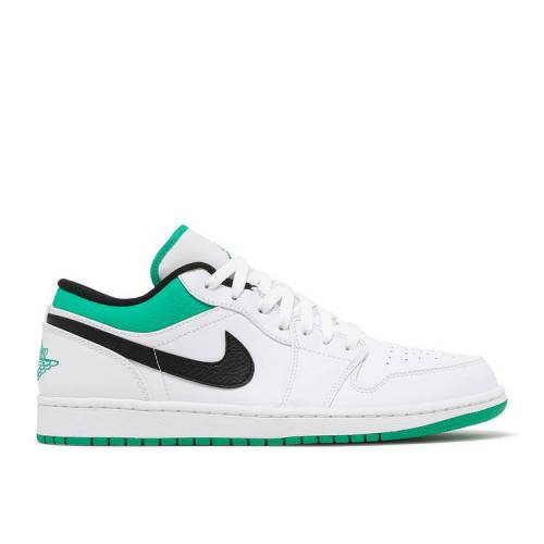 【 AIR JORDAN JORDAN 1 LOW WHITE LUCKY GREEN / WHITE STADIUM GREEN LUCKY GREEN 】 ナイキ 白色 ホワイト スタジアム 緑 グリーン エアジョーダン スニーカー メンズ