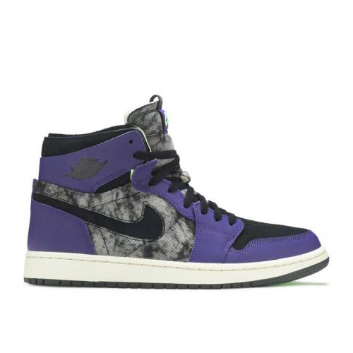 【 AIR JORDAN JORDAN 1 ZOOM COMFORT BAYOU BOYS / NEW ORCHID LIME BLAST BLACK 】 ナイキ ズーム ライム ブラスト 黒色 ブラック エアジョーダン スニーカー メンズ