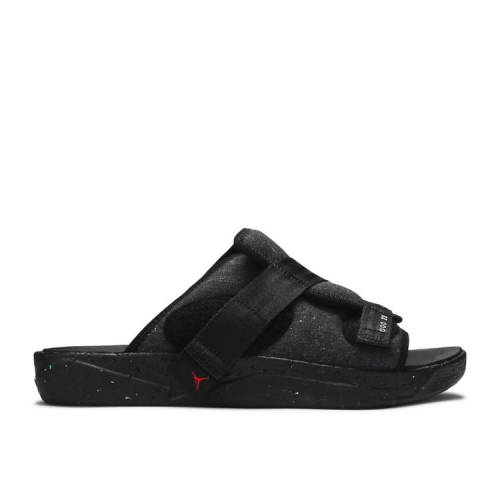 【 AIR JORDAN JORDAN CRATER SLIDE \u0027BLACK\u0027 / BLACK GREEN SPARK WHITE 】 ナイキ サンダル 黒いこと 黒いこと 緑 緑であること 白いこと 白いこと エアジョーダン スニーカー メンズ