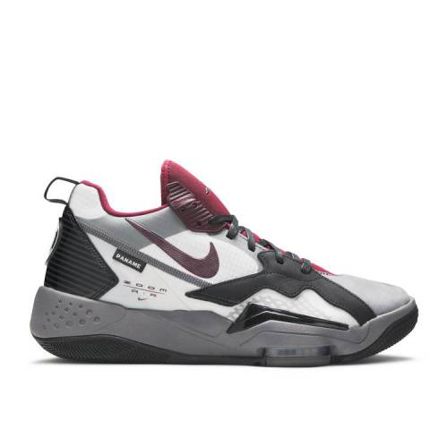 【 AIR JORDAN PARIS SAINT-GERMAIN X JORDAN ZOOM \u002792 \u0027BORDEAUX\u0027 / LIGHT GRAPHITE NEUTRAL GREY 】 ナイキ 望遠レンズ 薄墨色 薄墨色 エアジョーダン スニーカー メンズ