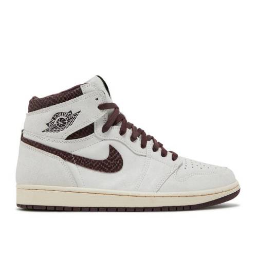 【 AIR JORDAN A MA MANI・・RE X JORDAN 1 HIGH OG \u0027AIRNESS\u0027 / SAIL BURGUNDY CRUSH 】 ナイキ ご機嫌 ブドウ酒色 バーガンディー エアジョーダン スニーカー メンズ