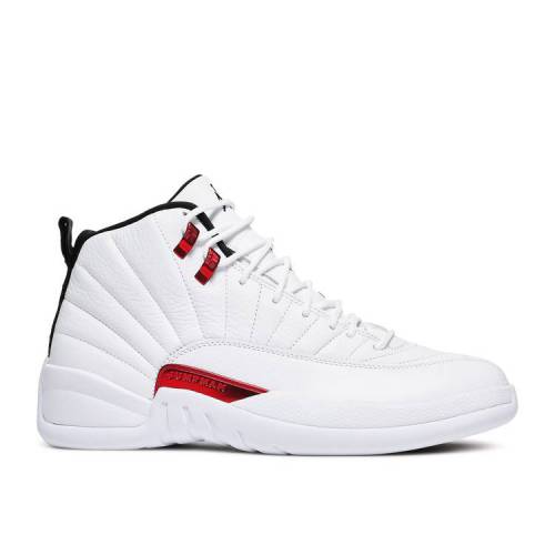 【 AIR JORDAN JORDAN 12 RETRO \u0027TWIST\u0027 / WHITE UNIVERSITY RED BLACK 】 ナイキ 白いこと 白いこと 赤 赤いこと 黒いこと 黒いこと エアジョーダン スニーカー メンズ