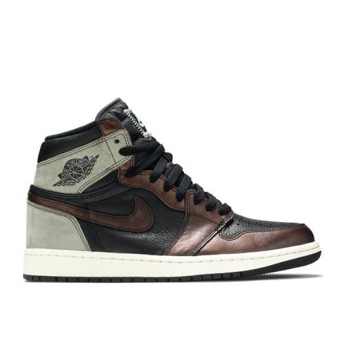 【 AIR JORDAN JORDAN 1 RETRO HIGH OG 'PATINA' / BLACK LIGHT ARMY SAIL FRESH MINT 】 ナイキ ハイ 黒色 ブラック アーミー フレッシュ エアジョーダン スニーカー メンズ