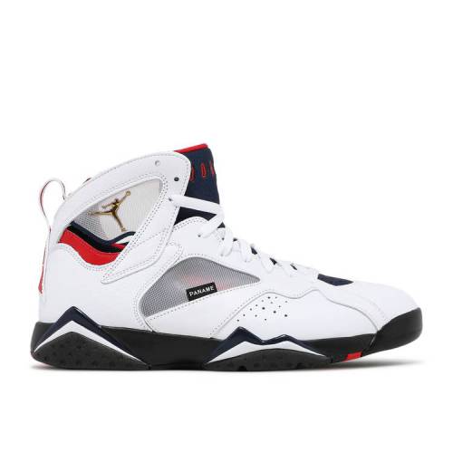 【 AIR JORDAN PARIS SAINT-GERMAIN X JORDAN 7 RETRO \u0027PANAME\u0027 / WHITE COLLEGE NAVY SPORT ROYAL 】 ナイキ 白いこと 白いこと 単科大学 紺色 米国海軍 エアジョーダン スニーカー メンズ