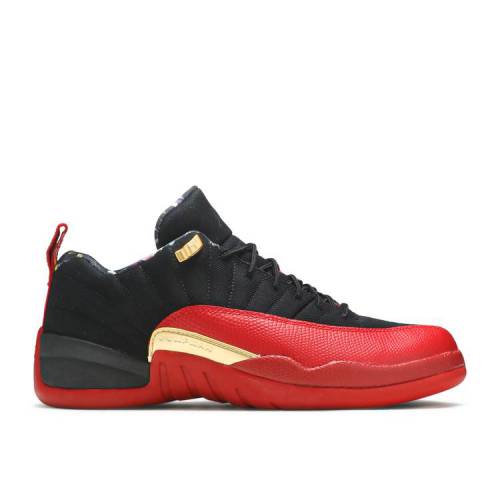 【 AIR JORDAN JORDAN 12 RETRO LOW SE 'SUPER BOWL' / BLACK METALLIC GOLD VARSITY RED 】 ナイキ 黒色 ブラック ゴールド 赤 レッド エアジョーダン スニーカー メンズ｜スニケス