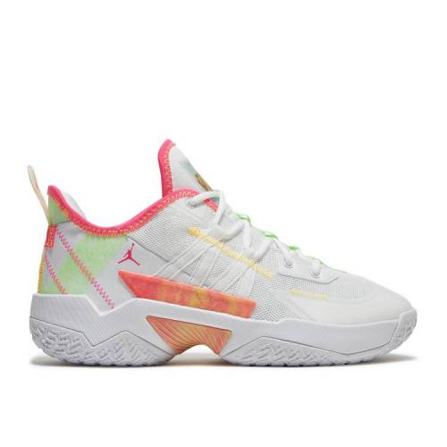 【 AIR JORDAN JORDAN ONE TAKE 2 PF UMMERTIME FRESH / WHITE LIME GLOW CITRON PULSE 】 ナイキ 白色 ホワイト ライム エアジョーダン スニーカー メンズ